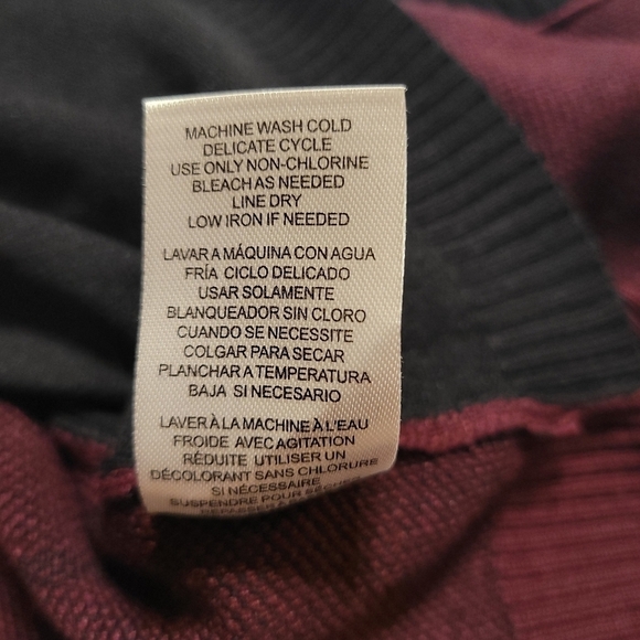 Nina Leonard women's  Dress/Cardigan  in Deep Wine/Black Medium  NWT - Picture 8 of 12
